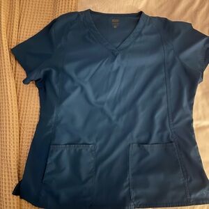 Women's Med Couture Caribbean Blue Size XL Top